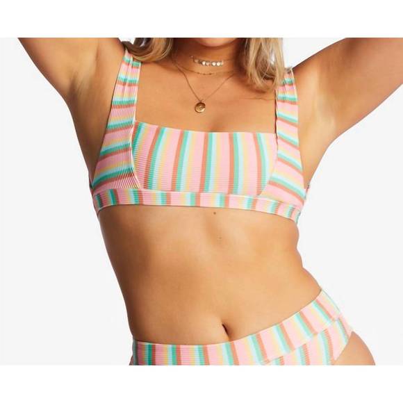 NEW BILLABONG island glow tanlines tank bikini in multi - Picture 4 of 5